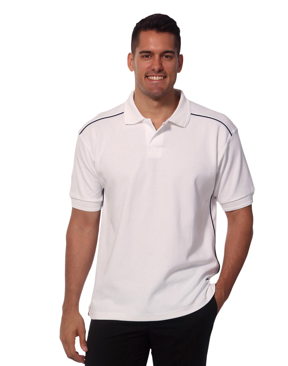 Athens Sport CoolDry® Micro-Mesh Contrast Short Sleeve Polo